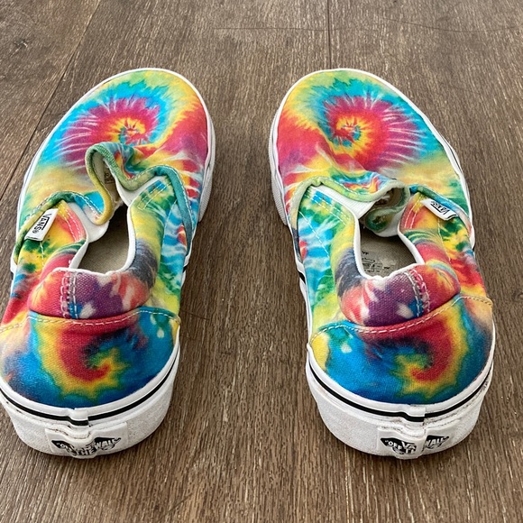 Vans Multicolor Tie-Dye Slip-Ons - Picture 3 of 3